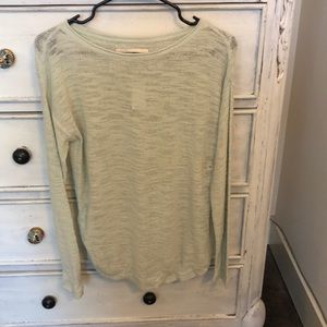 Mint green light sweater!